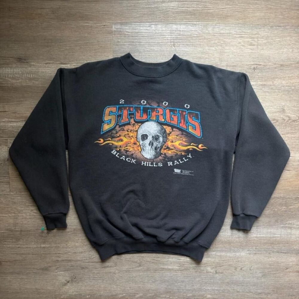 Tultex Men's Black and Grey Sweatshirt